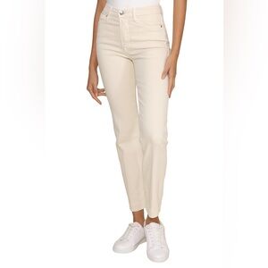 Good American Good Classic Cream Colored Jeans Size 27 NWT